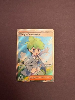Wally's Compassion 176/132 Full Art Ultra Rare -Eng Mega Evolution Pack Fresh 
