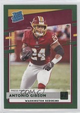 2020 Panini Donruss Rated Rookie Press Proof Green Antonio Gibson #335 06qf