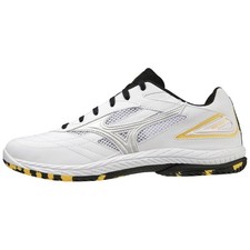 Mizuno Table Tennis Shoes WAVE DRIVE 9 White/Black/Yellow 81GA220504 E 2025AW