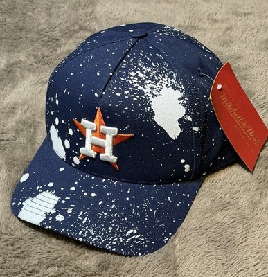 NWT - Mitchell & Ness Houston Astros Navy Blue Paint Splatter