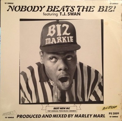 Biz Markie Featuring TJ Swan - Nobody Beats The Biz (12'') 1987 US (VG+)