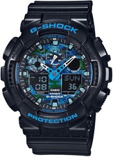 Color Camouflage (Blue) Wristwatch Casio G SHOCK from Japan