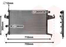 Radiateur Opel COMBO
