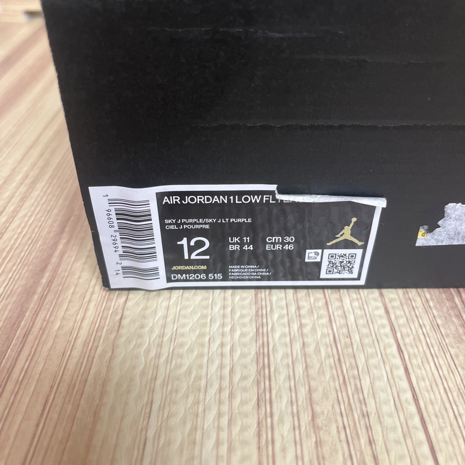 Men’s Size 12-Nike Air Jordan 1 Low Flyease Sky J Purple Court White DM1206-515 thumbnail 7