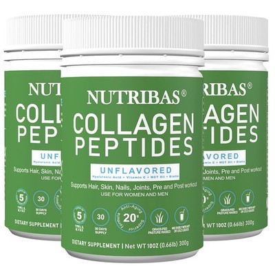 Collagen Peptides Powder, Lot of 3