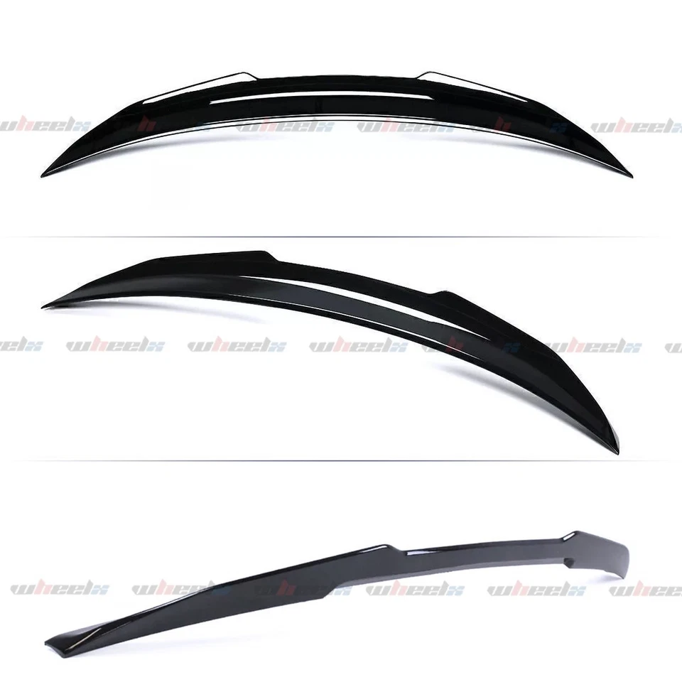 PSM STYLE FOR 06-11 BMW E90 328I 335I 3 SERIES SEDAN HIGHKICK TRUNK SPOILER WING - Image 4 of 4