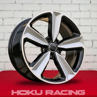 4X 20 Zoll RS4 Style Schwarz Poliert 5X112 Felgen passend für Audi A4 A5 A6... - Bild 1 von 4