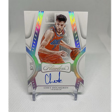 Panini 2024-25 Flawless Chet Holmgren Auto #FA-CHT /25 Thunder