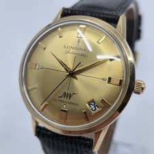 Orologio Uomo Vintage Longines Automatico Ultra Chron Data Gold Filled 35mm