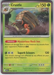 Crustle 012/182 Destined Rivals Holo Rare