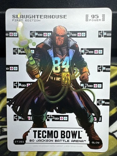 2026 Bo Jackson Battle Arena Tecmo Bowl Slaughterhouse Sore Thumb Glow ST261
