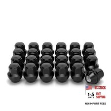 M14x1.5 Lug Nuts for Select Ford Edge, Explore, Fusion, Maverick, Black
