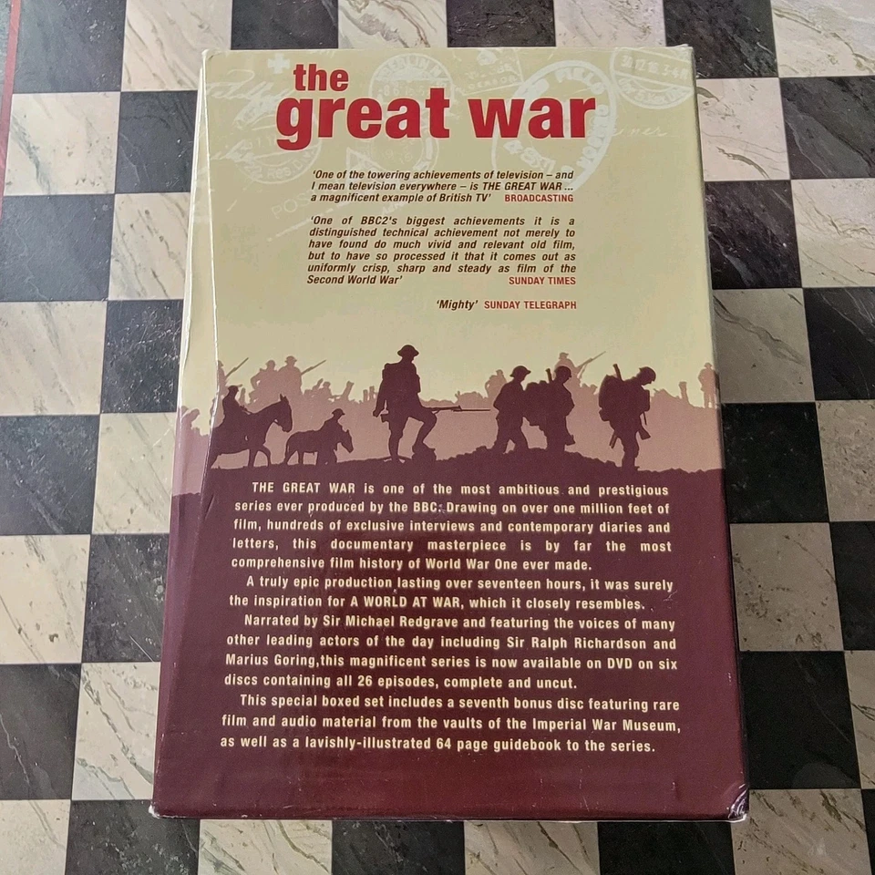 World War 1 : The Great War - Complete BBC Series (7 Disc Box Set DVD) Foto 3 de 4
