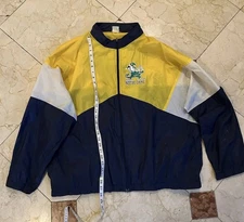 Vintage Apex One Notre Dame Fighting Irish Jacket Mens XL NCAA Lined Windbreaker