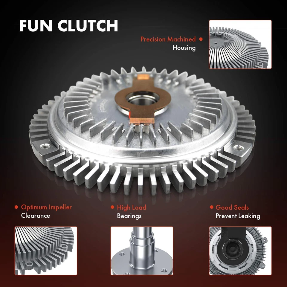 Embrague ventilador refrigeración para Mercedes Benz 300SE 300SL E320 S320 SL320 92-1999 I6 3,2 L Foto 3 de 4