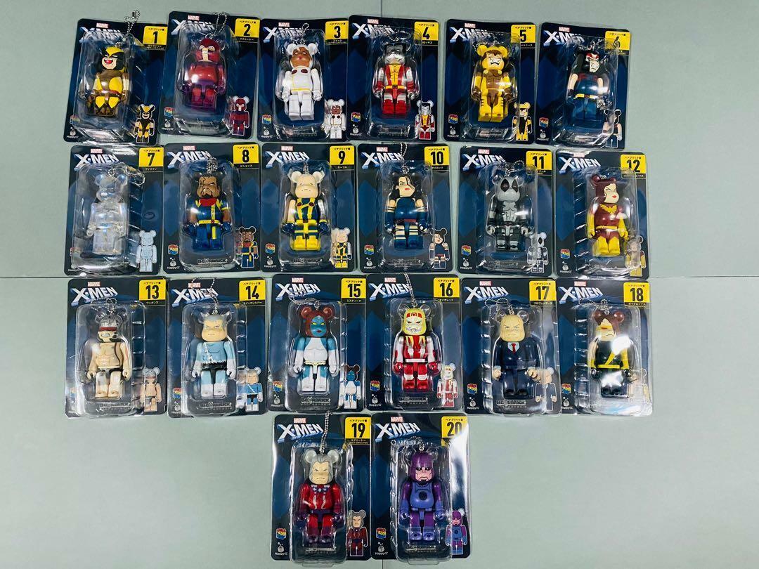 Marvel X-MEN Happy Lottery Medicom Toy 2022 All 20 types Set Bearbrick 100%