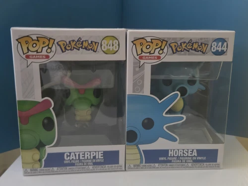 Funko Pop! Games: Pokémon - Horsea #844  & Caterpie #848 Lot