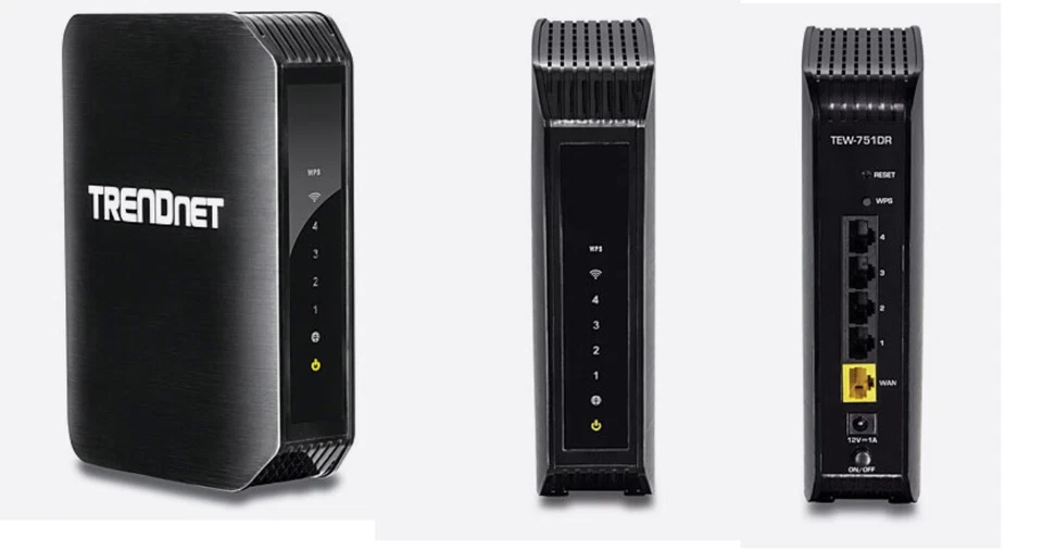 TRENDnet Wireless N N600 Dual Band Router 300 Mbps TEW-751DR WPS FREE UK POST - Image 3 of 4