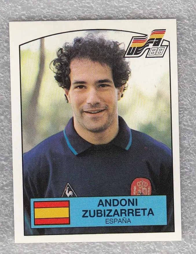 Andoni Zubizarreta Spain retro kit