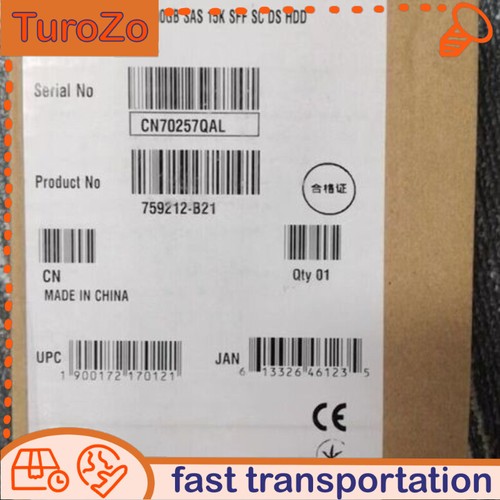 NEW HPE 759212-B21 759548-001 600GB 12G SAS 15K 2.5" HDD ENT SC NEW - 第 1/5 張圖片