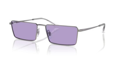 Ray Ban 3741 EMY - 59 004/1A- Occhiali da Sole - Canna di Fucile/Viola