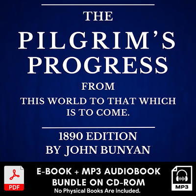 The Pilgrim's Progress by John Bunyan (1890) - E-Book & MP3 Audiobook on CD-ROM