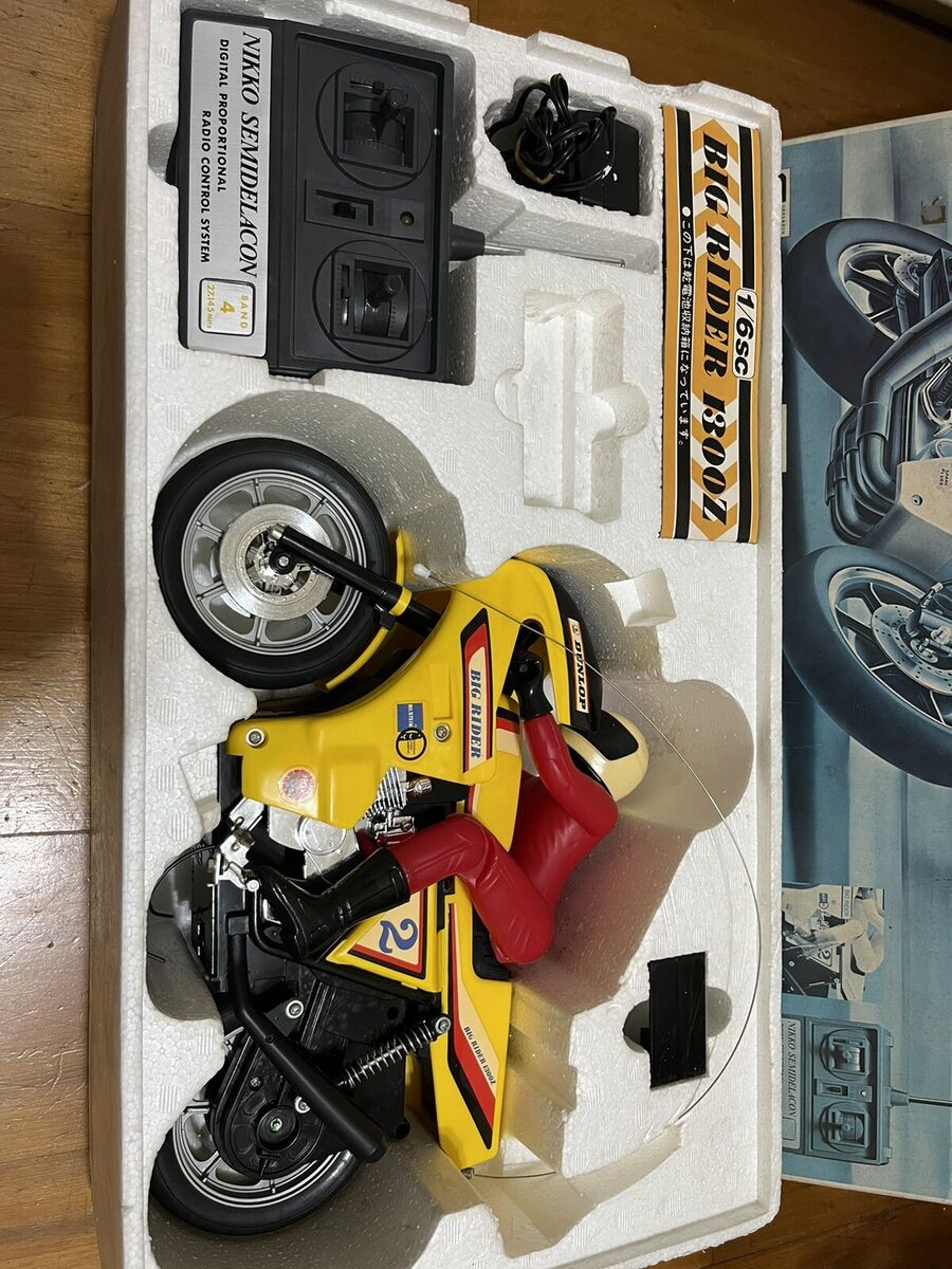 Vintage Nikko 1/6 Big Rider 1300Z RC Motorcycle | eBay Vintage Nikko 1/6 Big Rider 1300Z RC Motorcycle | eBay