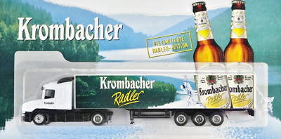 Krombacher Radler Scania LKW Modell 1:87 Sattelzug Brauerei Krombach Truck