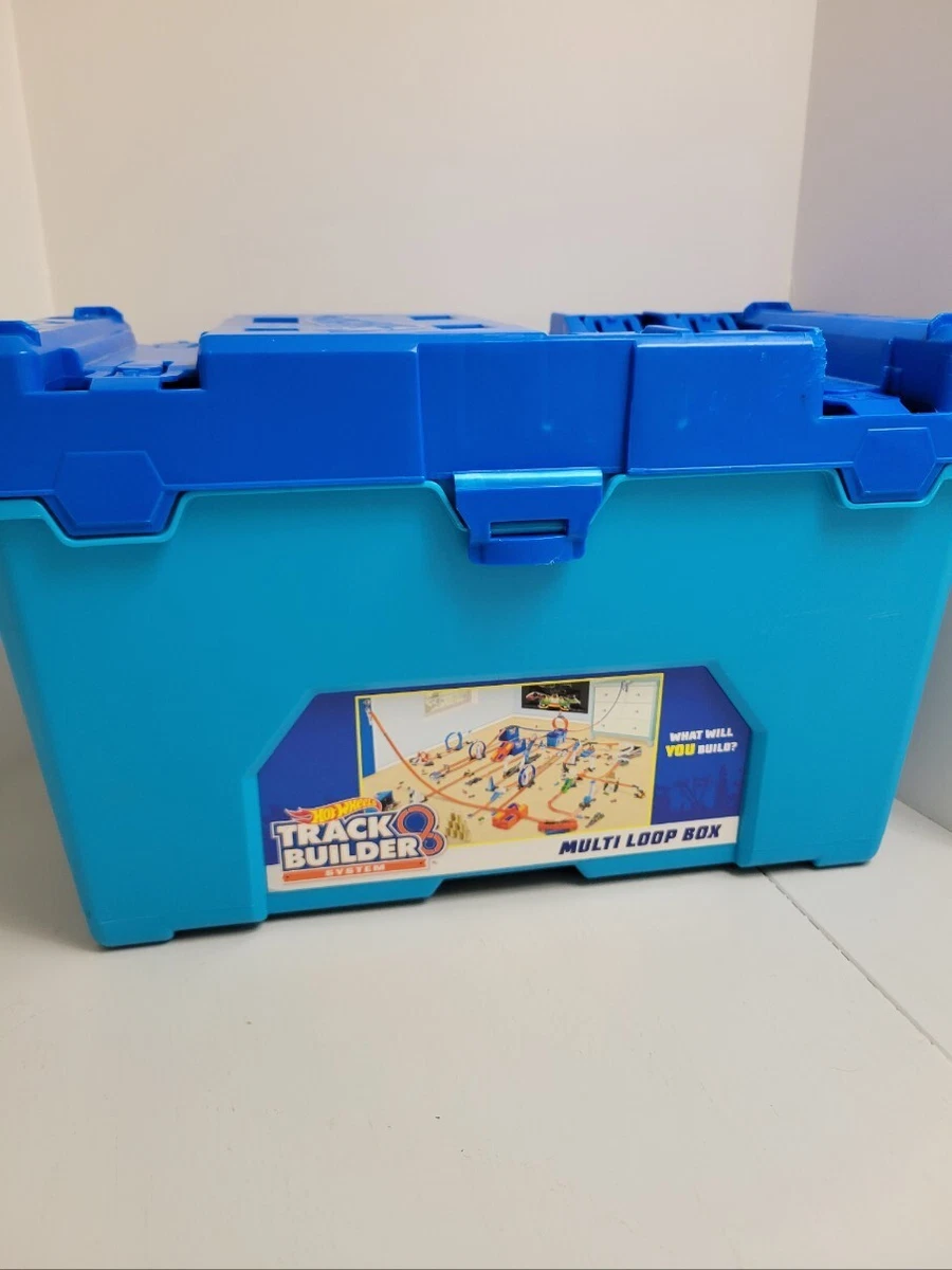 Hot Wheels Track Builder Multi Loop Box Ultimate Storage;