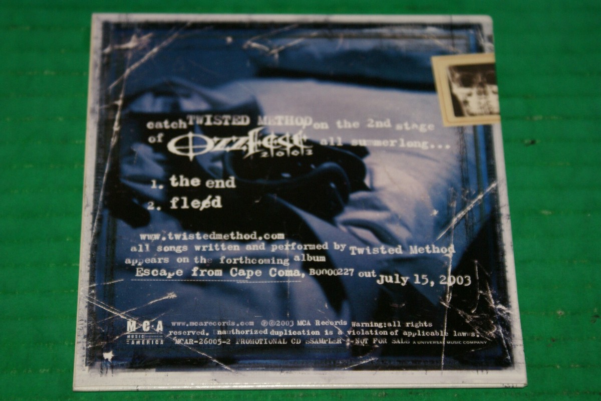 Twisted Method Ozzfest Single PA CD 2003 MCA Records Vg++ | eBay