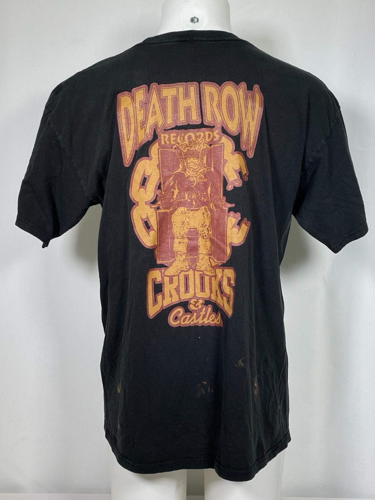 FILA Crooks & Castles X Death Row Records Maglietta Collab Nera Uomo XL