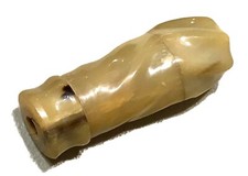 Vintage 1950 Unused Italy Horn Parasol Umrella Walking Stick Cane Handle Mint