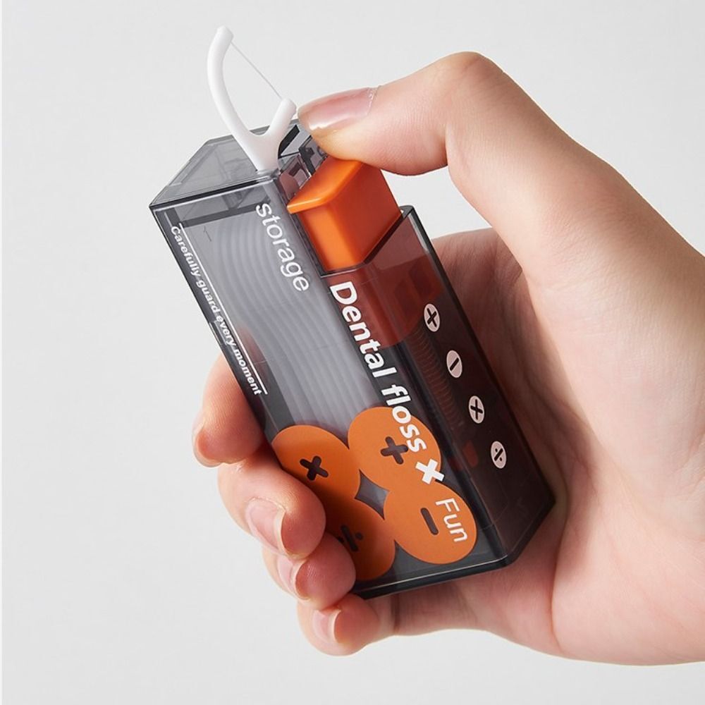 Automatic Dental Floss Storage Box Portable Floss Organizer Outdoor eBay