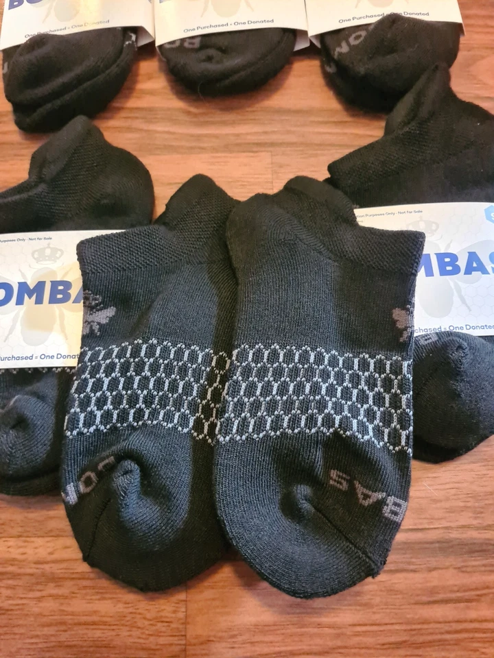 Lot of 6 Bombas Womens Honeycomb Arch Support Socks Low Cut Small S 155348 - Image 2 of 3