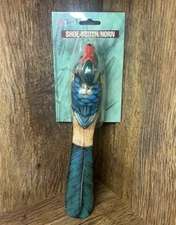 Wild! Lacquer Painted Duck Designs Shoe Brush/Shoe Horn Combo NEW