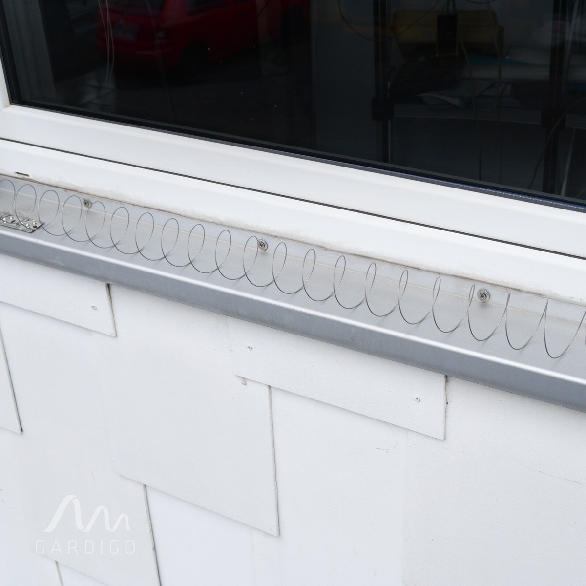 GARDIGO&reg; Taubenabwehr Spirale I 8 Spiralen Je 125cm, Gesamtl&auml;nge 10m I Made In Italy | Vogelabwehr Spirale Aus Edelstahl I Taubenschreck F&uuml;r Balkon, Dachkasten | Vogelschutz, Tauben Vertreiben