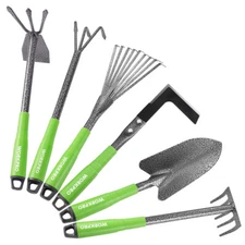WORKPRO 6-Piece Garden Tool Set Heavy Duty Gardening Hand Soft Rubber Handle