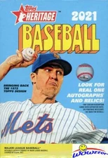 2021 Topps Heritage Baseball EXCLUSIVE Factory Sealed HANGER Box-Loaded! 