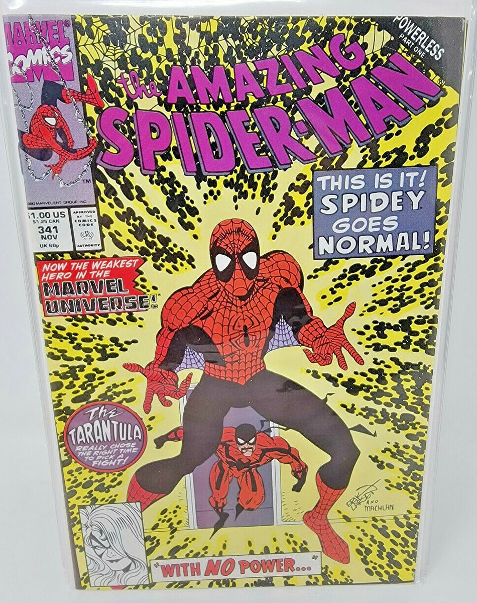 AMAZING SPIDER-MAN #341 1990 Marvel 8.0 Cosmic Powers Lost | eBay