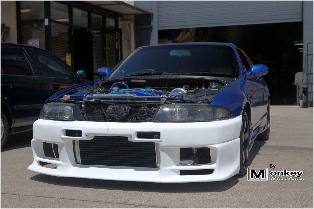 TOP SECRET FRONT BUMPER BODY KIT FOR NISSAN R33 SKYLINE GTS TOP SECRET FRONT BUMPER BODY KIT FOR NISSAN R33 SKYLINE GTS