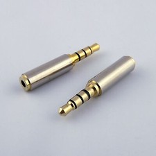 10x 3.5mm 1/8" Male Plug to 2.5mm Female Jack Audio Video Plug Adapter Converter