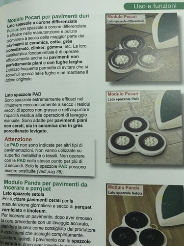 Cuore Lucidatrice Pulilux PL515 Vorwerk Folletto NUOVO VK 150 140 135 130 1 PAD - Foto 7 di 8