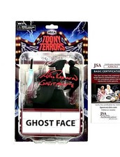 Ghostface Allen Robinson Signed NECA Action Figure Scream 2 Horror Classic JSA Ghostface Allen Robinson Signed NECA Action Figure Scream 2 Horror Classic JSA