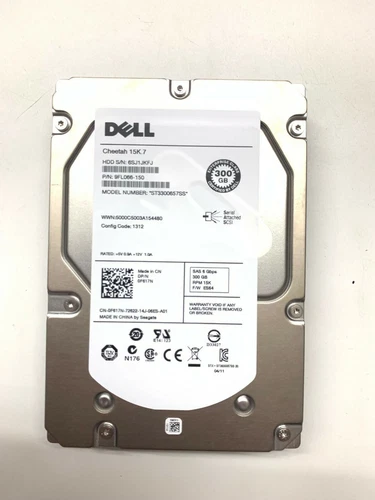 Dell F617N 0F617N ST3300657SS 300GB 15K 6G 3.5 SAS HDD HARD DRIVE With TRAY - Picture 8 of 8
