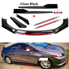 Front Bumper Lip Spoiler Splitter Rear Lip Side Skirt For Toyota Camry SE XSE