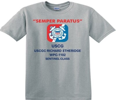USCGC RICHARD ETHERIDGE WPC-1102*SENTINEL CLASS *SHIRTS.USCG OFFICIALLY LICENSED