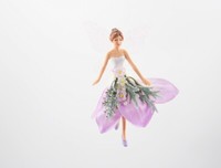 Gisela Graham Flower Skirt Fairy Ballerina Weihnachtsschmuck Christbaumschmuck