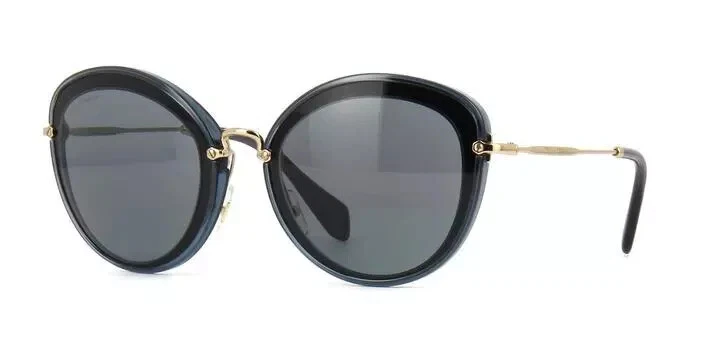 Black Round Miu Miu Sunglasses for Women for sale | eBay display picture 1