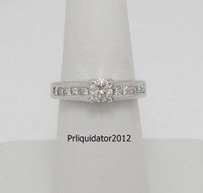 1CT Natural Diamond Anniversary Engagement Wedding Bridal Ring 14K White Gold