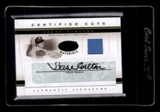 2005 Leaf Certified Materials Cuts Material Green Steve Carlton Pants Auto /32